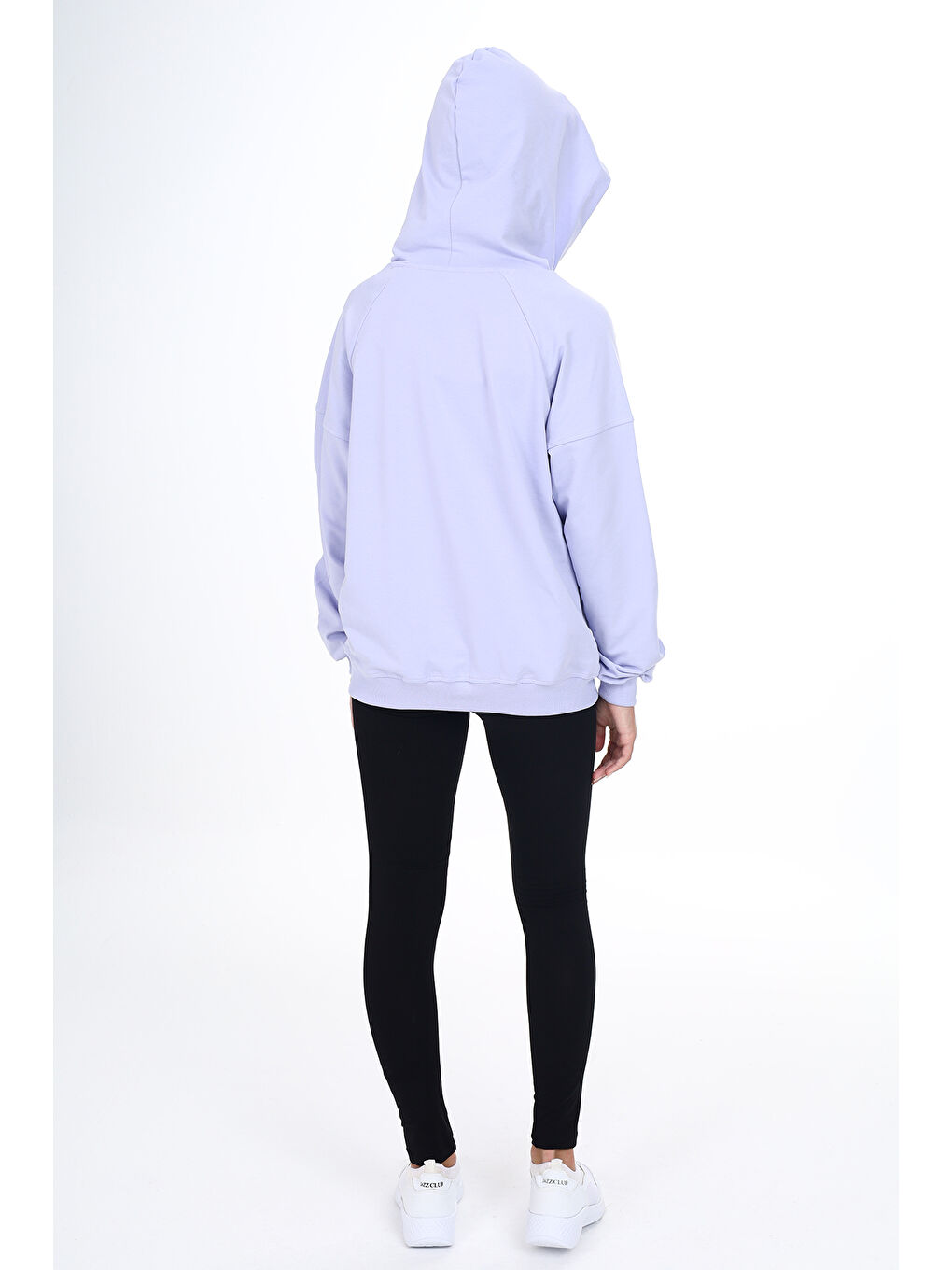 Lila Kız Çocuk Baskılı Taytlı Takım-6