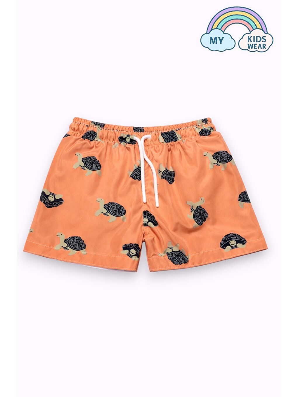 Beyaz Erkek Çocuk Degrade Desenli Deniz Şortu 2’li Set 3-16 Yaş 12421-1