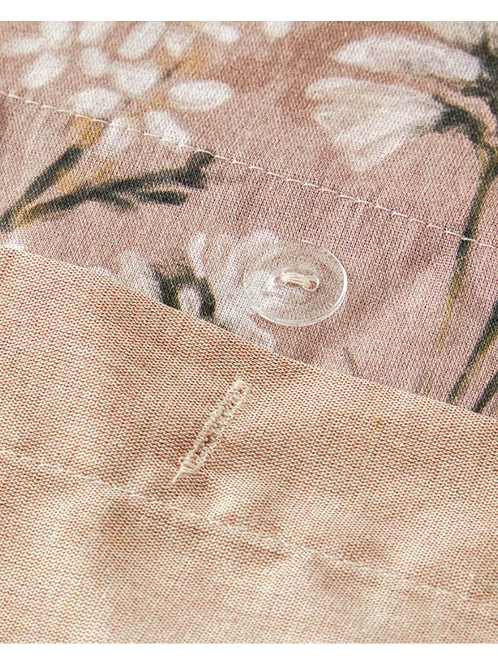 Pembe Sweet Spring Dijital Baskılı Çift Taraflı Çift Kişilik Nevresim Takımı Gül Kurusu-5