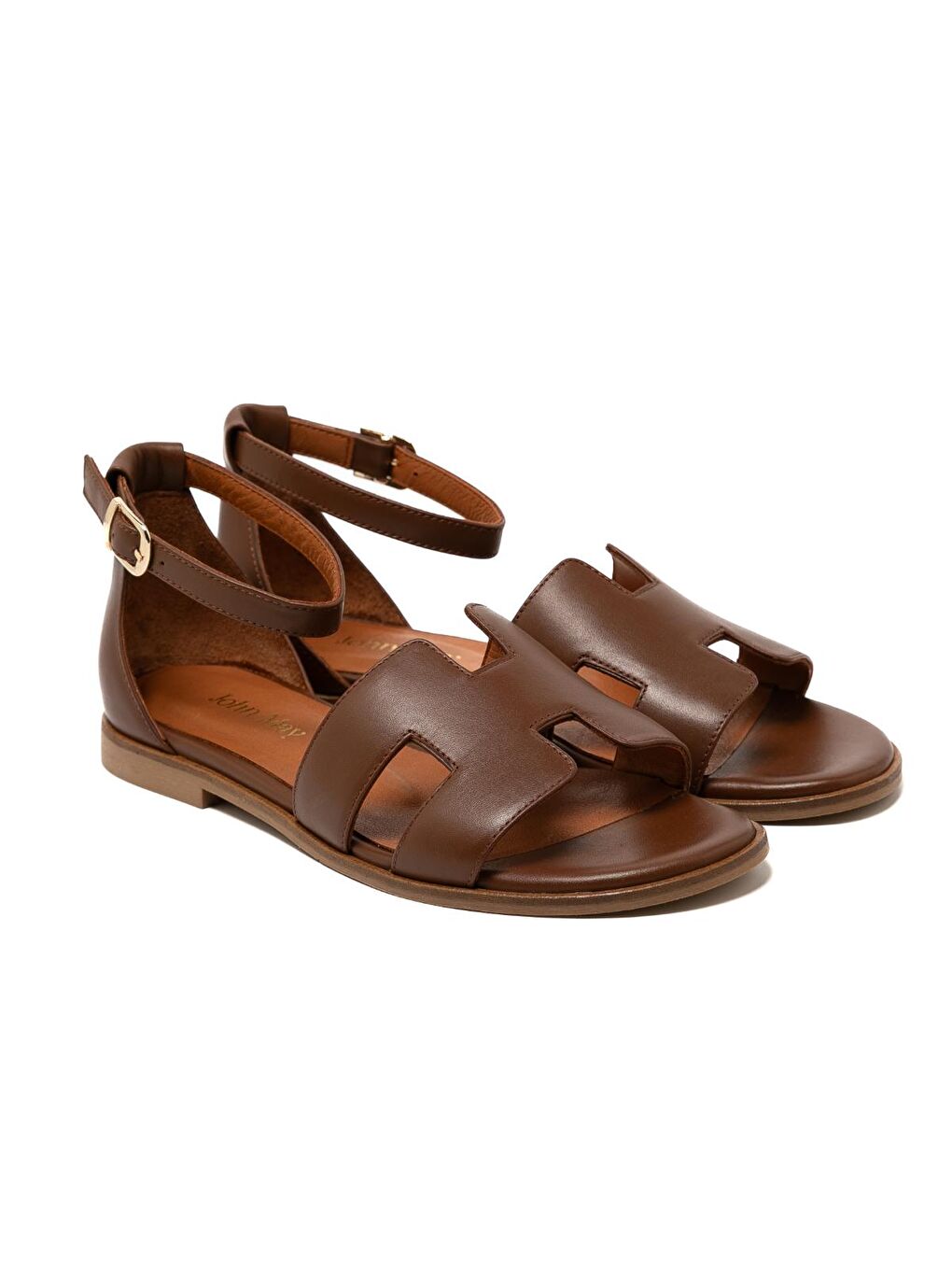 Kahverengi Kadın Sandalet MAR-25Y-166-2026 Ceviz-2