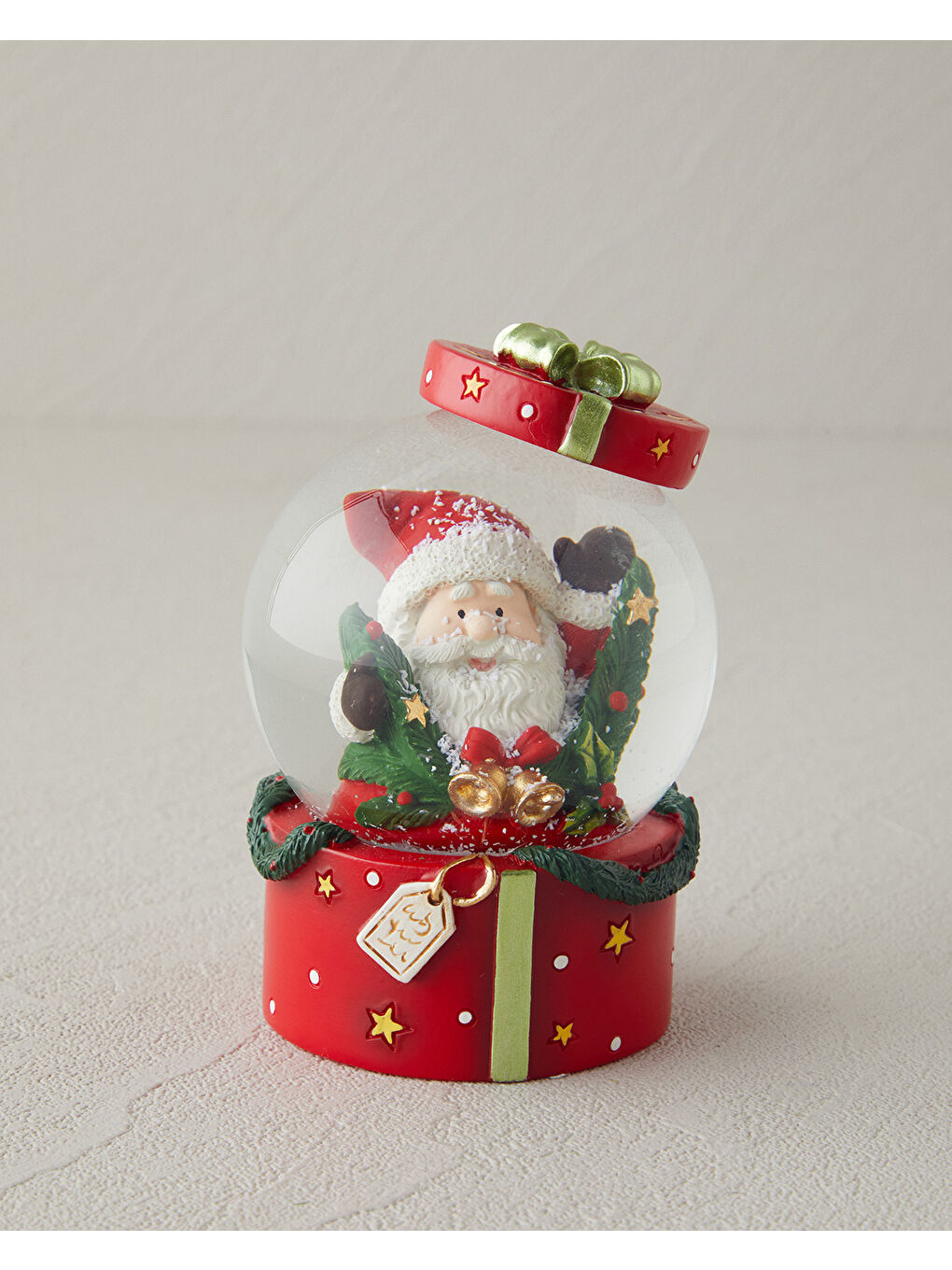 Branco Yılbaşı Kar Küresi 10 cm Kırmızı-2