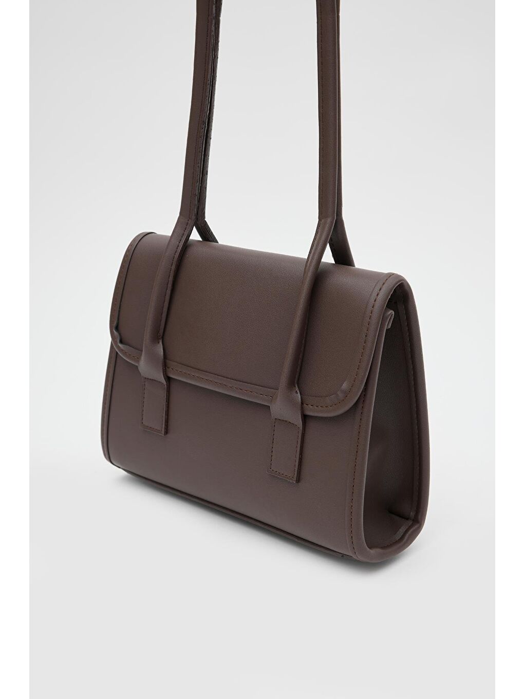 Kahverengi Mioni Omuz Çantası Acı Kahve-3