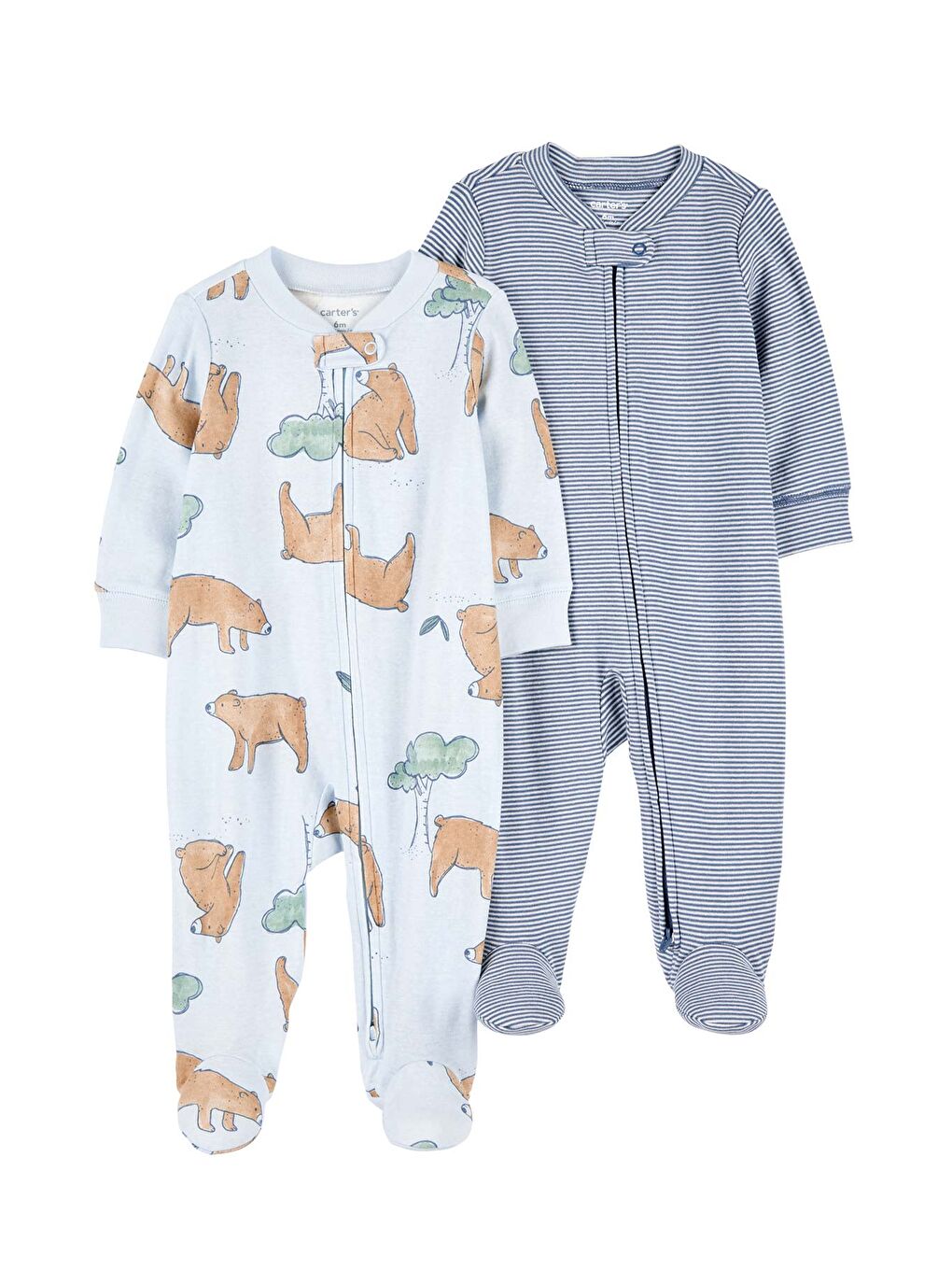 Erkek Bebek Mavi 2li Uyku Tulumu