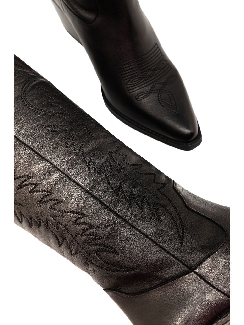 Siyah Kadın Çizme 25K8605 Skin-7