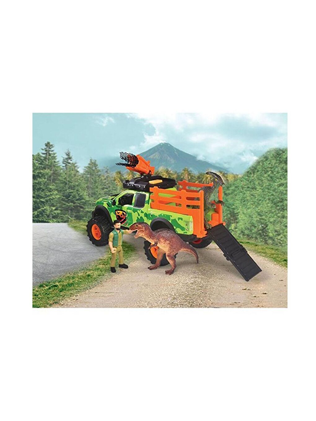 Dickie Beyaz-Renklibaskı Sesli Işıklı Dino Hunter 25 Cm - 4