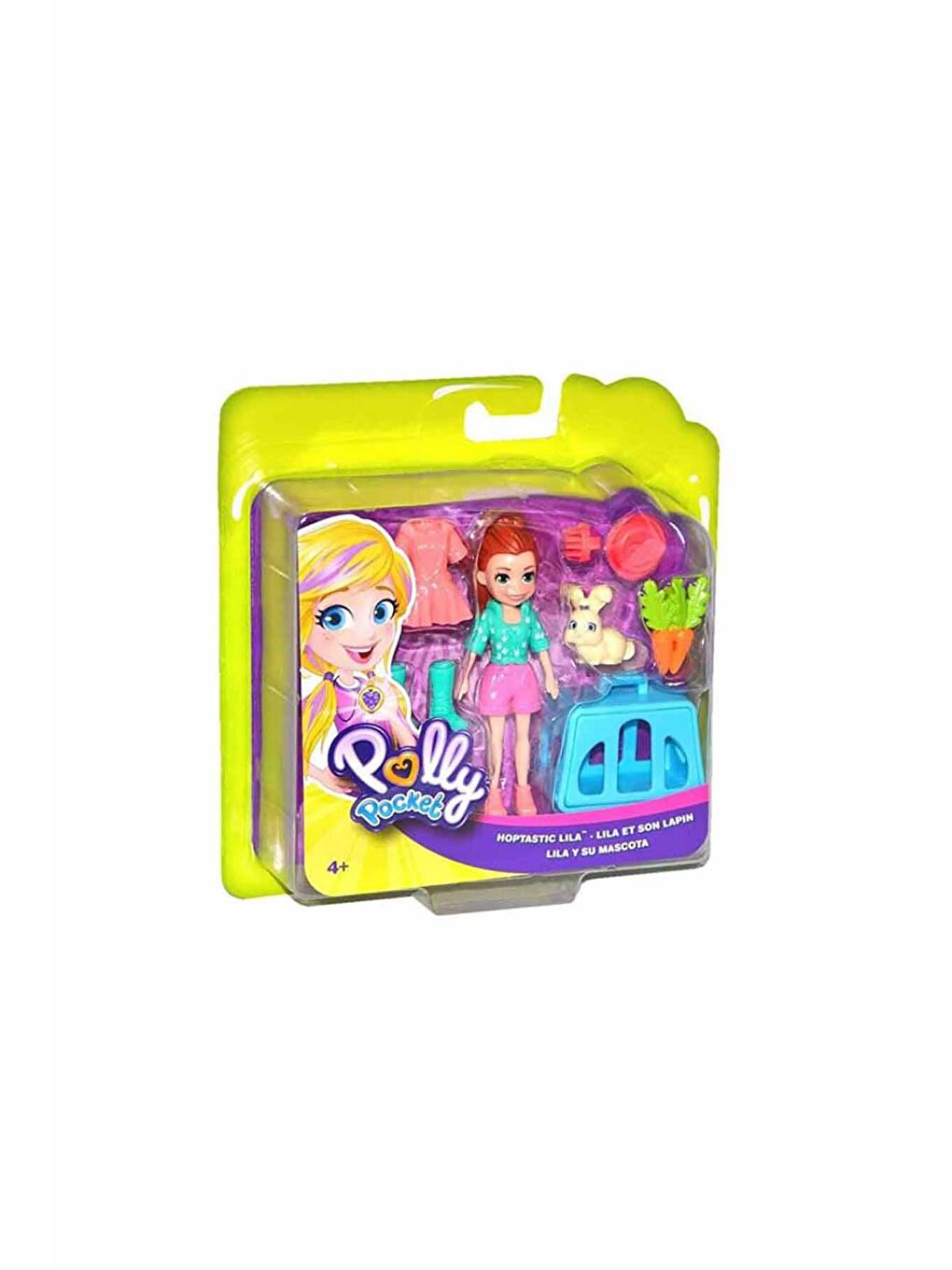 Polly Pocket Beyaz-Renklibaskı Hayvan Dostu Oyun Seti - 2