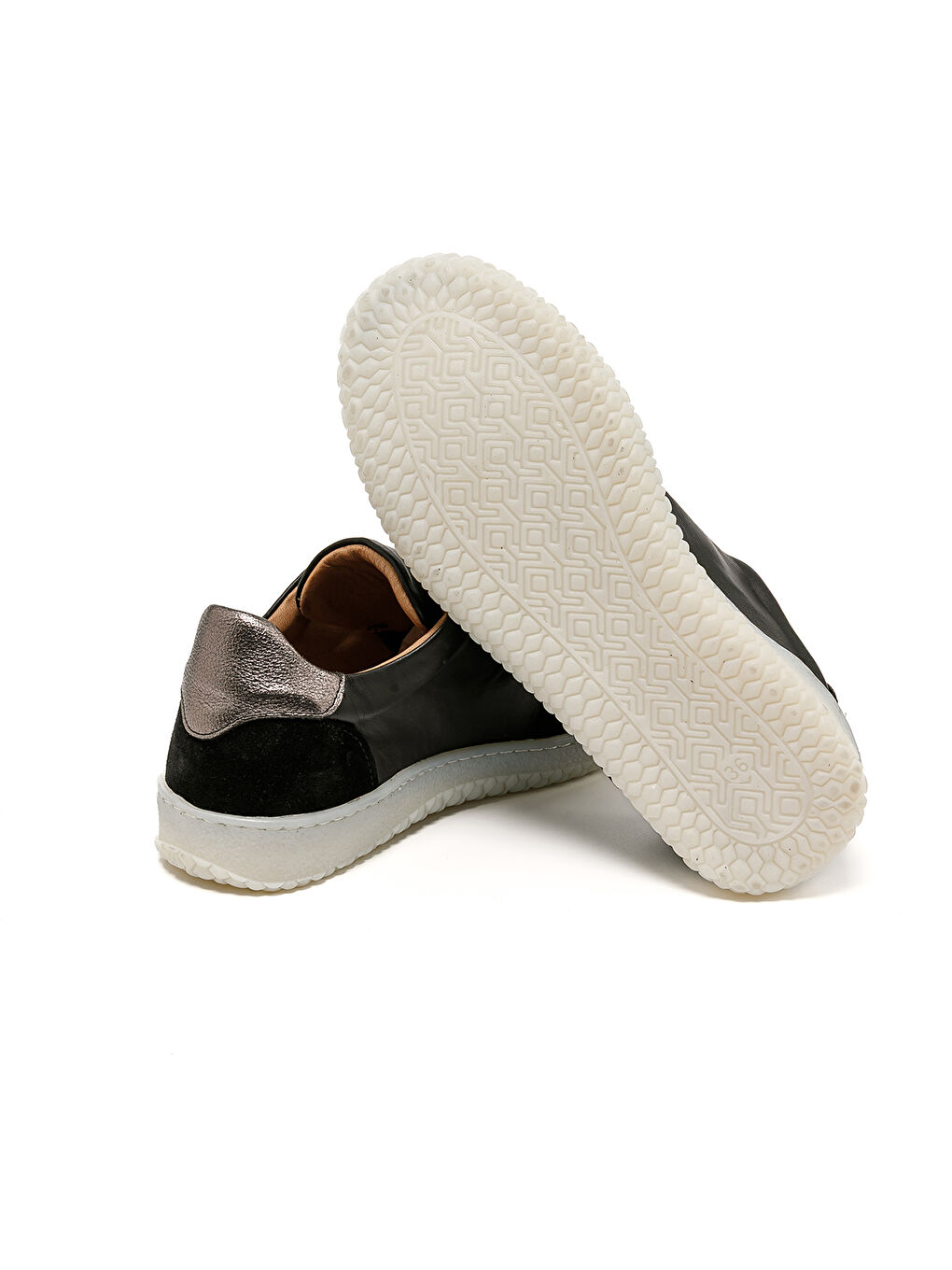 Kadın Sneaker ( Günlük) RC-25Y-055-M2004 Siyah Süet-Siyah Cilt-Siyah Rugan-5