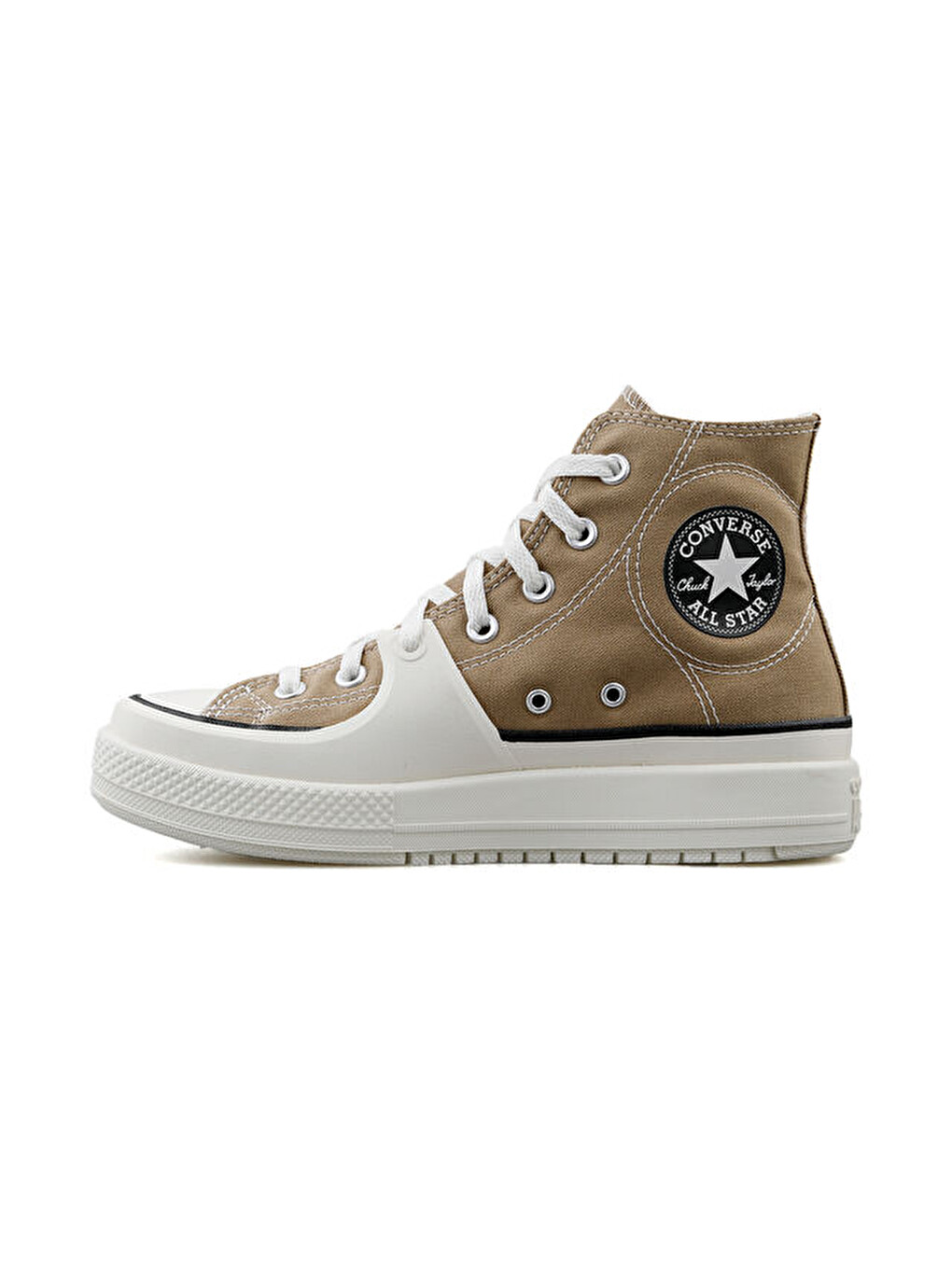 Ekru Chuck Taylor All Star Construct Kadın Günlük Ayakkabı A03876c Krem-1
