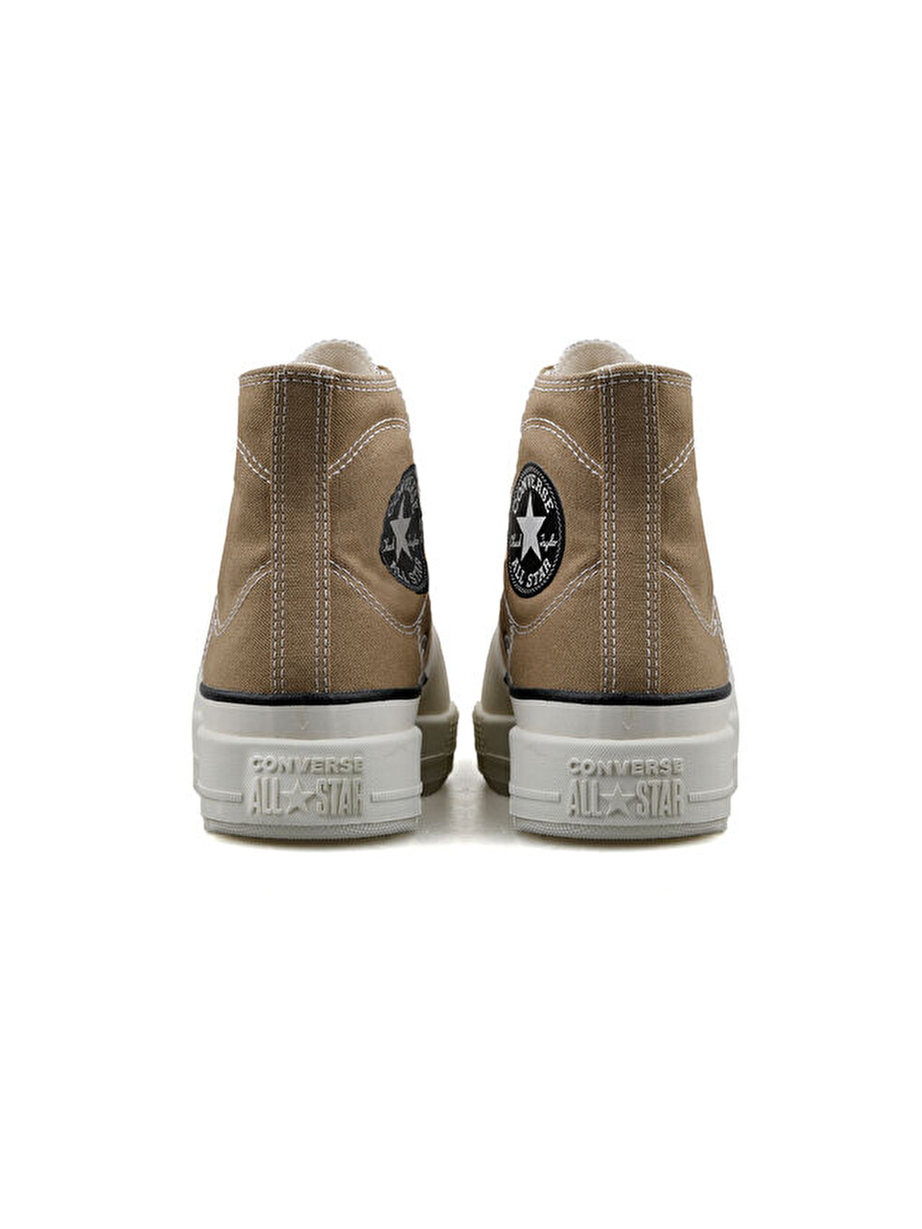 Ekru Chuck Taylor All Star Construct Kadın Günlük Ayakkabı A03876c Krem-3