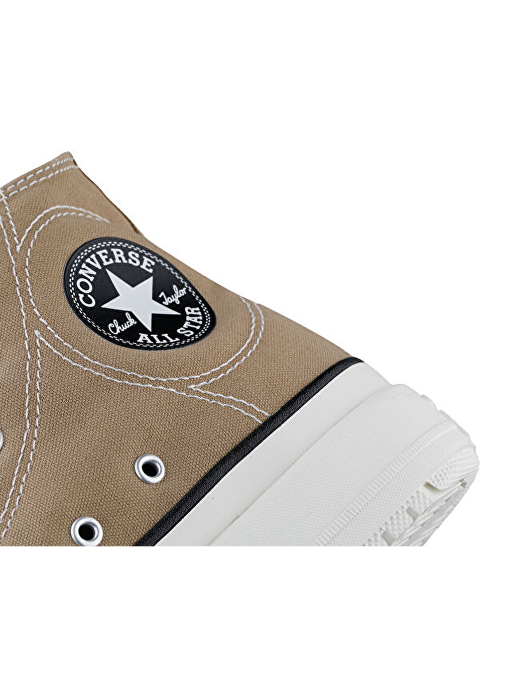 Ekru Chuck Taylor All Star Construct Kadın Günlük Ayakkabı A03876c Krem-6