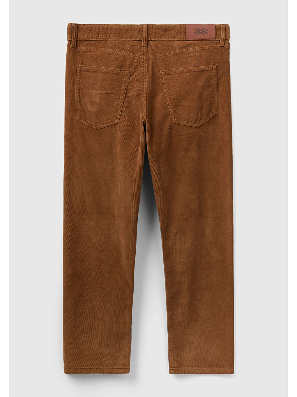 Kahverengi Unisex Taba Regular Fit Denim Pantolon-1