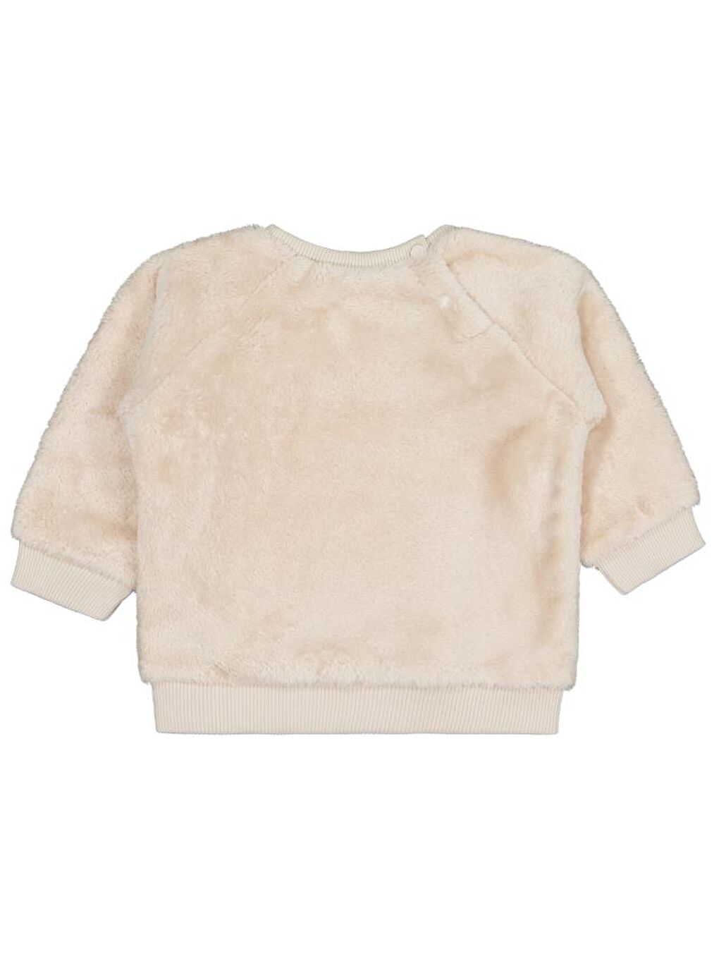 Baby Fiyonk Meow Nakışlı 6-18 Ay Sweatshirt - Bej 18-24 Ay-1