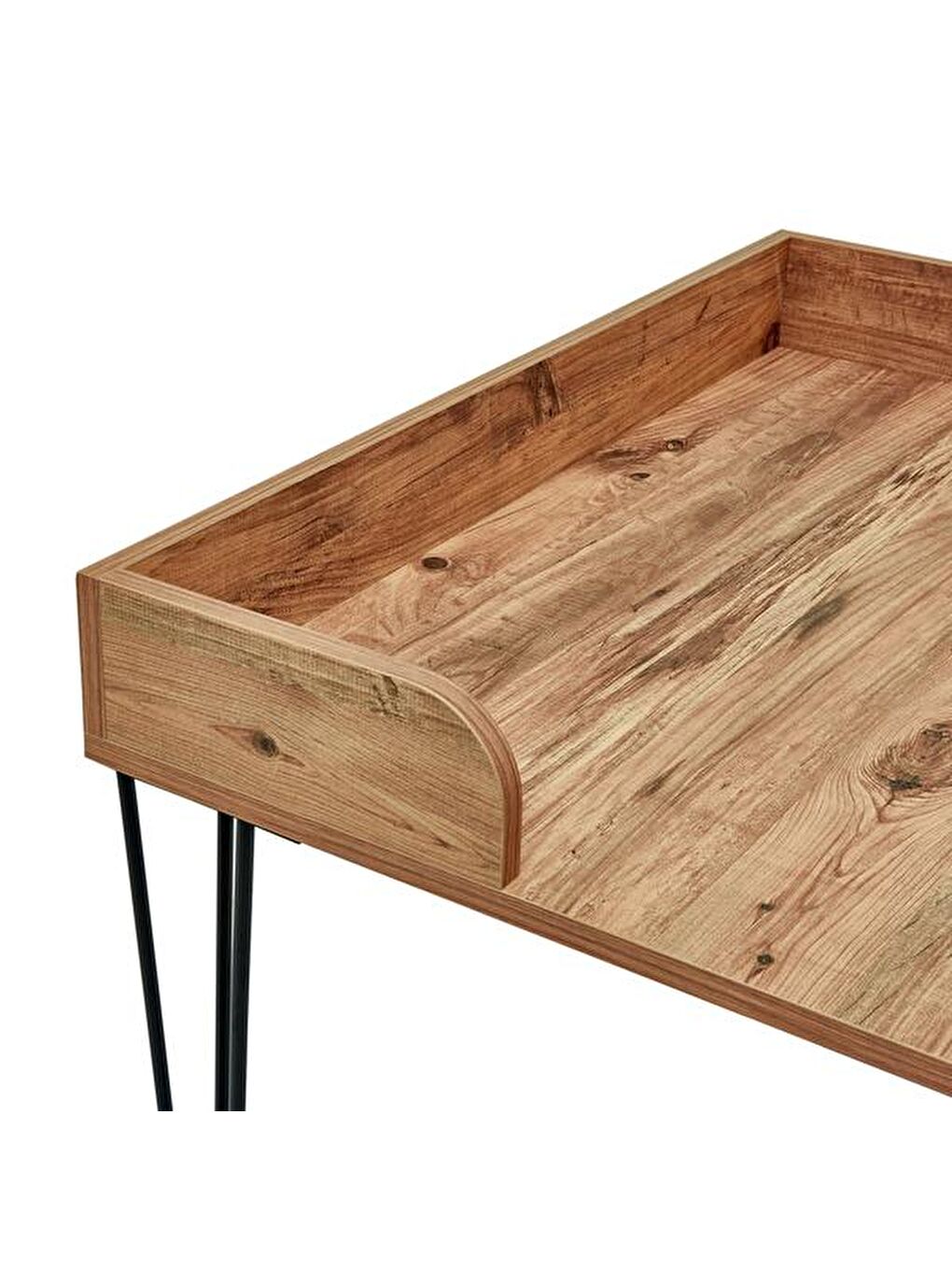 Kahverengi Modern Çalışma Masası - Atlantik Çam-3