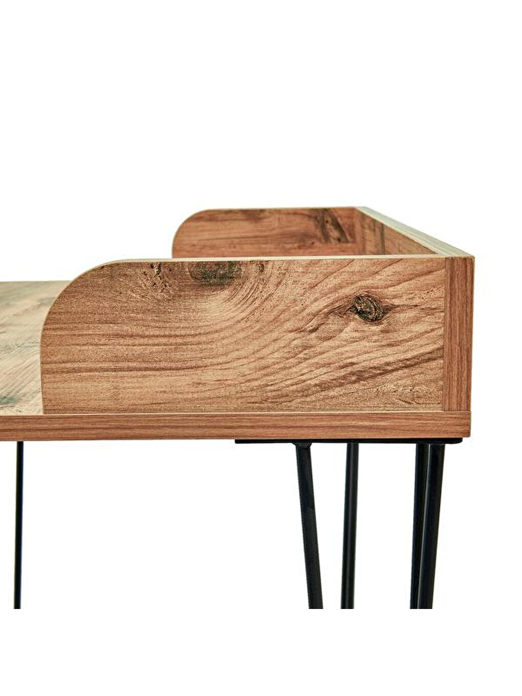 Kahverengi Modern Çalışma Masası - Atlantik Çam-5