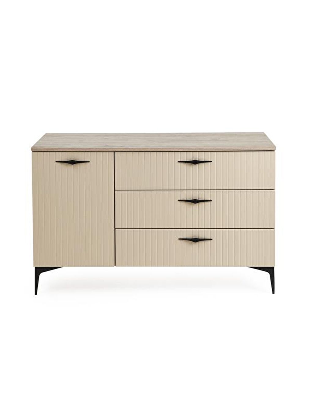 Karışık Venka Konsol - Vizon / Rustik Meşe-9