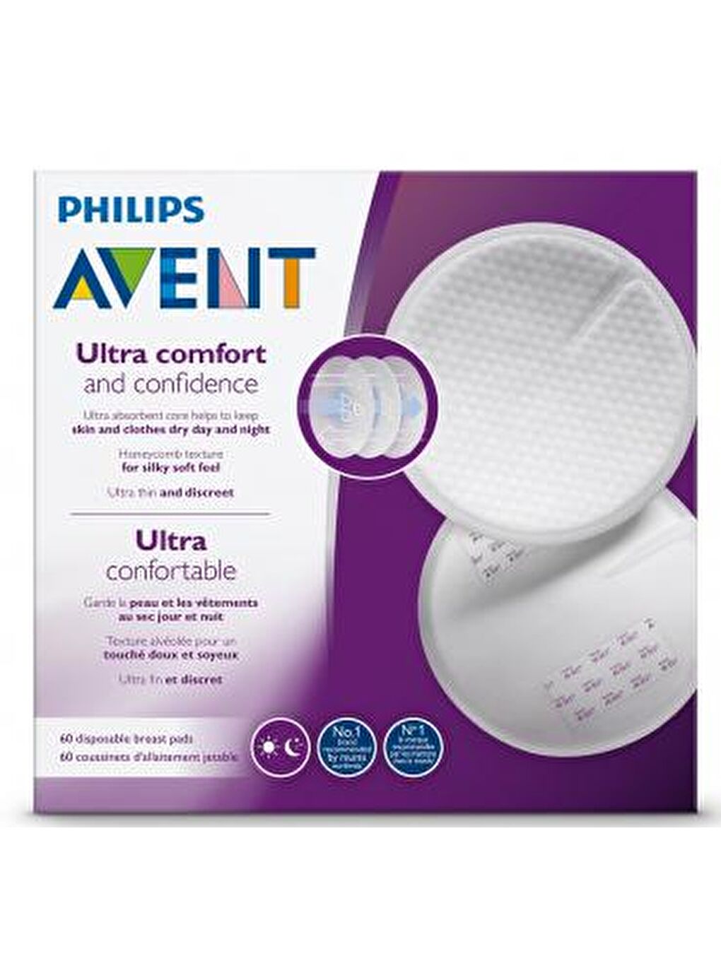 Philips Avent Renksiz Tek Kullanımlık Göğüs Pedi 60 lı