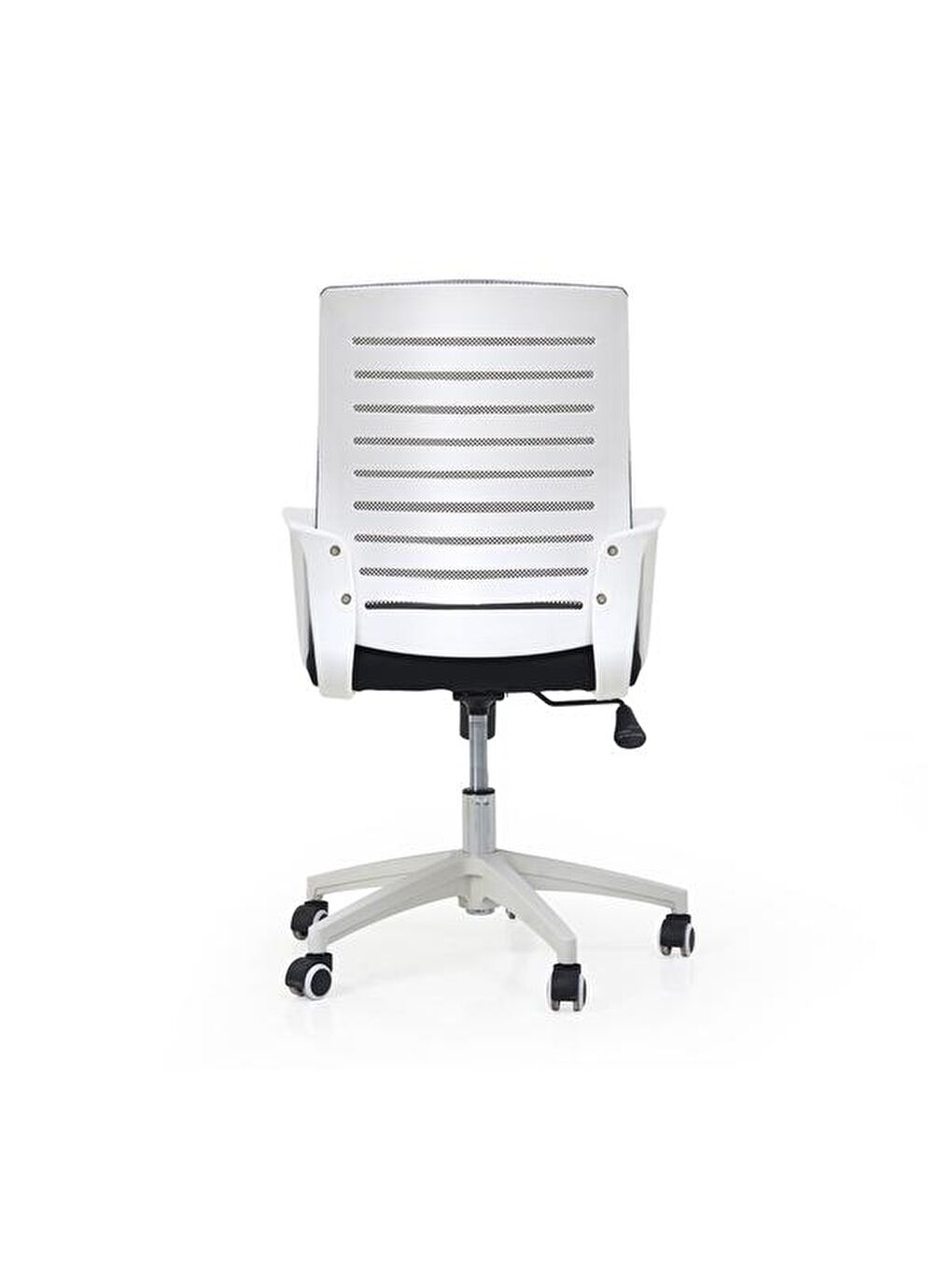 Fileli Çalışma Sandalyesi - Beyaz / Gri-1