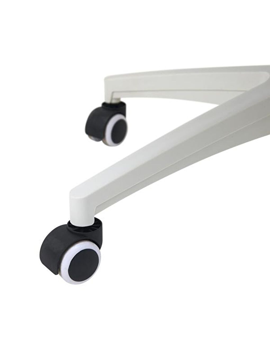 Fileli Çalışma Sandalyesi - Beyaz / Gri-6