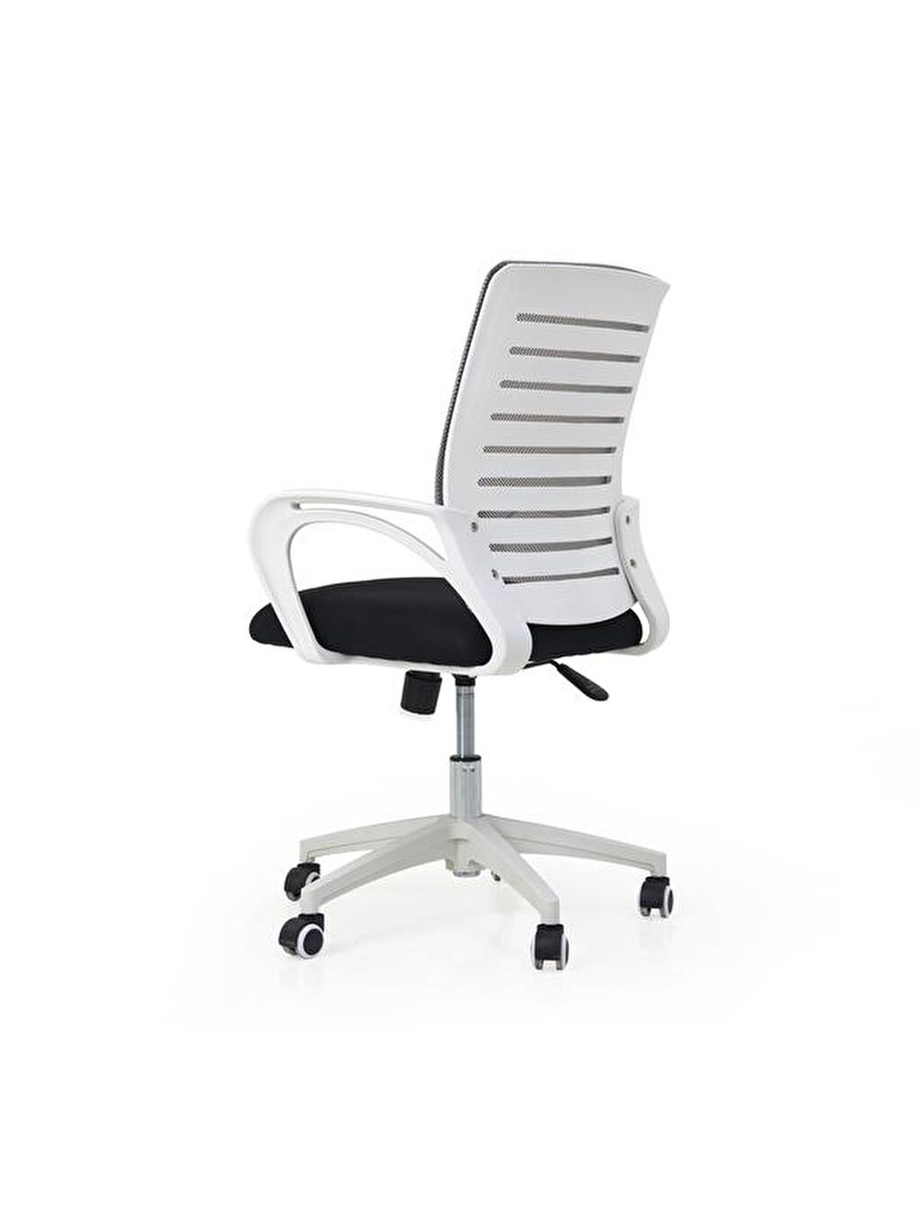 Fileli Çalışma Sandalyesi - Beyaz / Gri-7