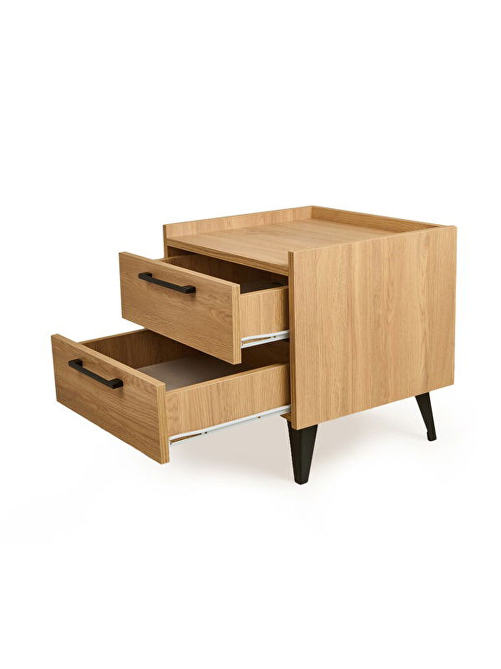 Ekru Charm 2 Çekmeceli Komodin - Ebru - 50 cm-1