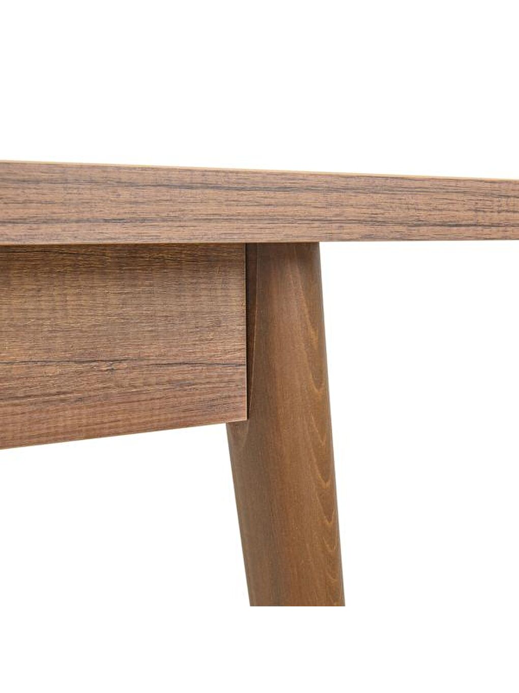 Kahverengi Elit Açılır Kapanır Masa - Barok Ceviz - 130 cm-3