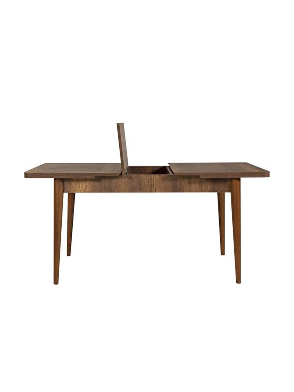 Kahverengi Elit Açılır Kapanır Masa - Barok Ceviz - 130 cm-6