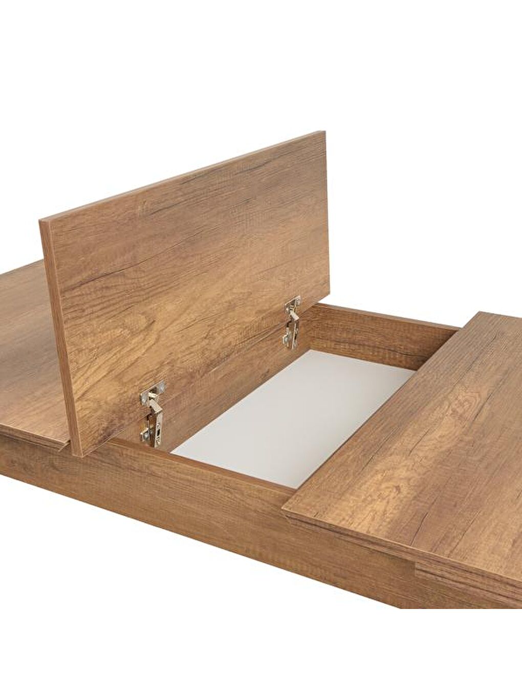 Kahverengi Elit Açılır Kapanır Masa - Barok Ceviz - 130 cm-11