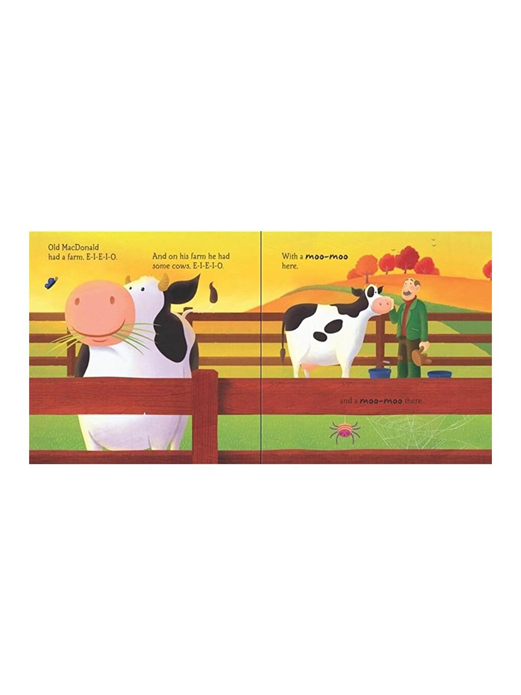 The Usborne Beyaz-Renklibaskı Old Macdonald Had A Farm - 3