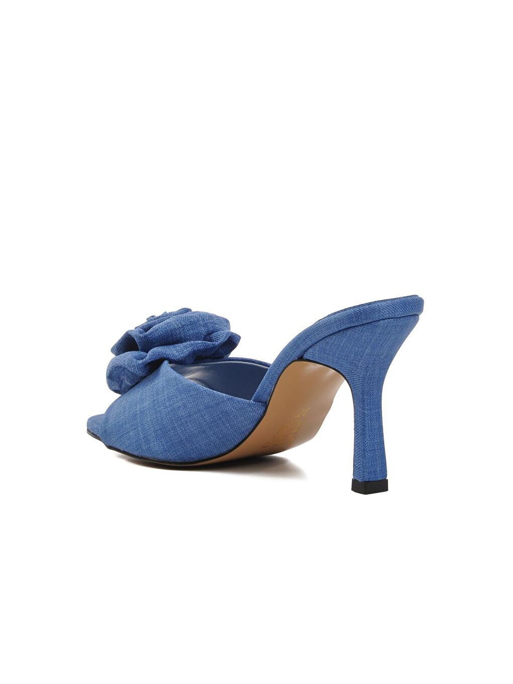 Mavi Topuklu Kadın Terlik 670472-3