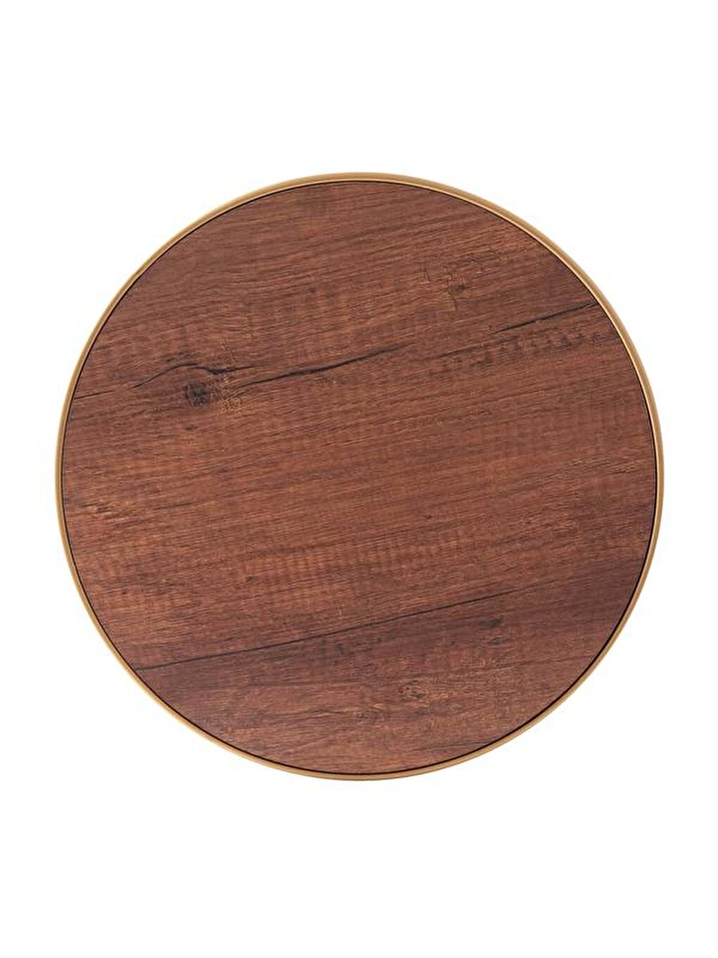 Kahverengi Mantar Yan Sehpa - Antik / Siyah-2