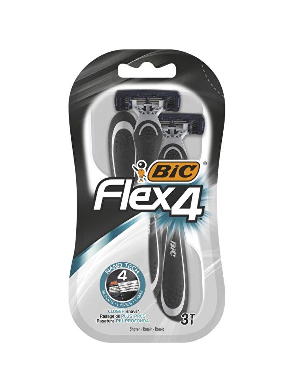 Bic Flex 4 Tıraş Bıçağı 3'lü (4 Bıçak)