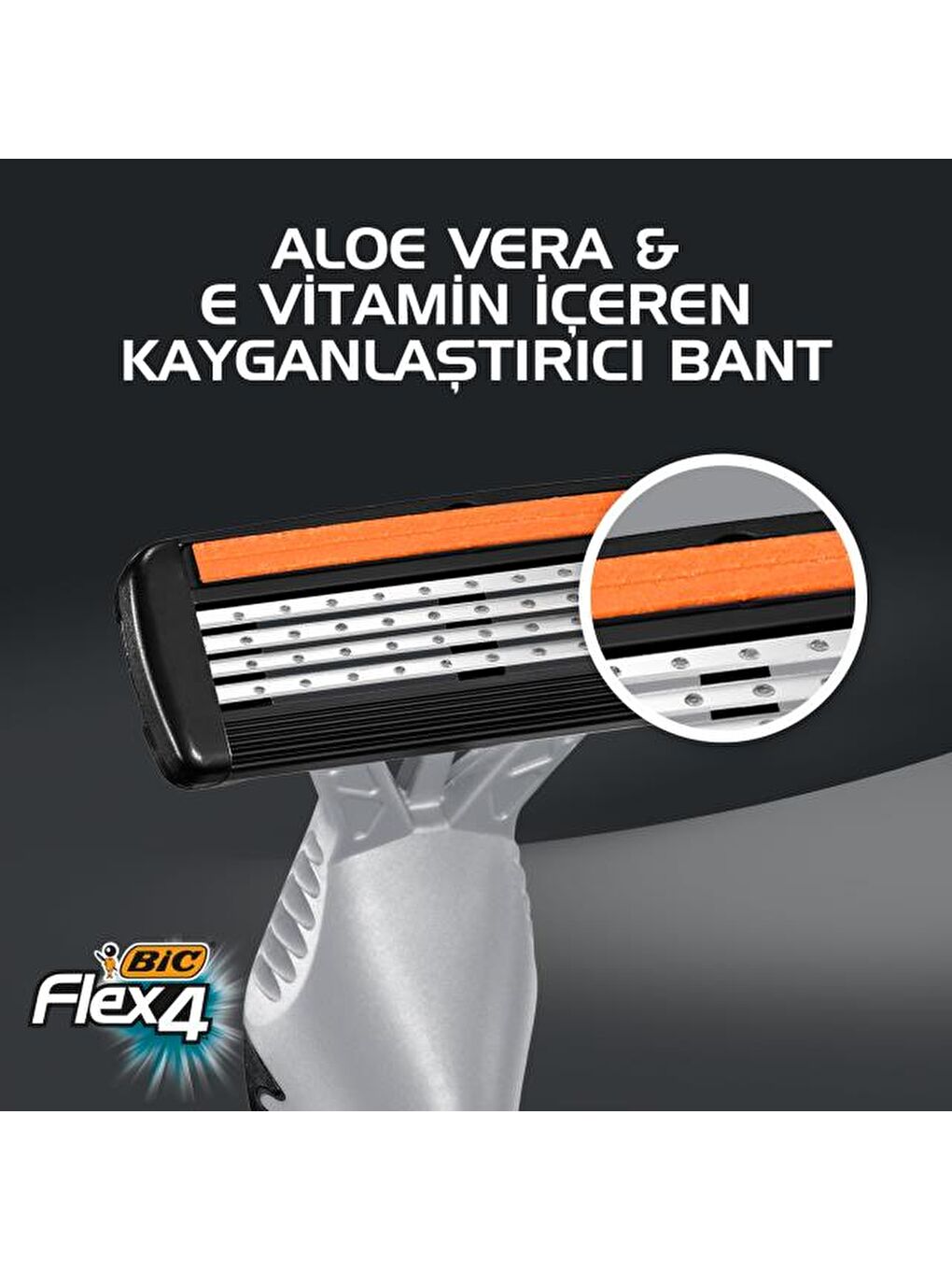 Bic Flex 4 Tıraş Bıçağı 3'lü (4 Bıçak) - 5