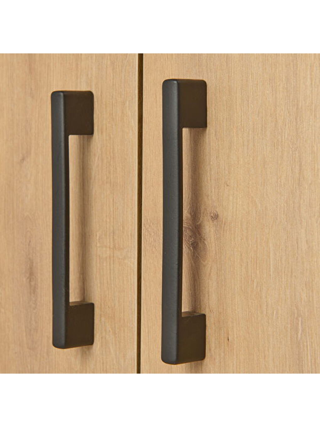 Kahverengi Federico 4 Kapaklı Raflı Konsol - Safir Meşe - 160 cm-3