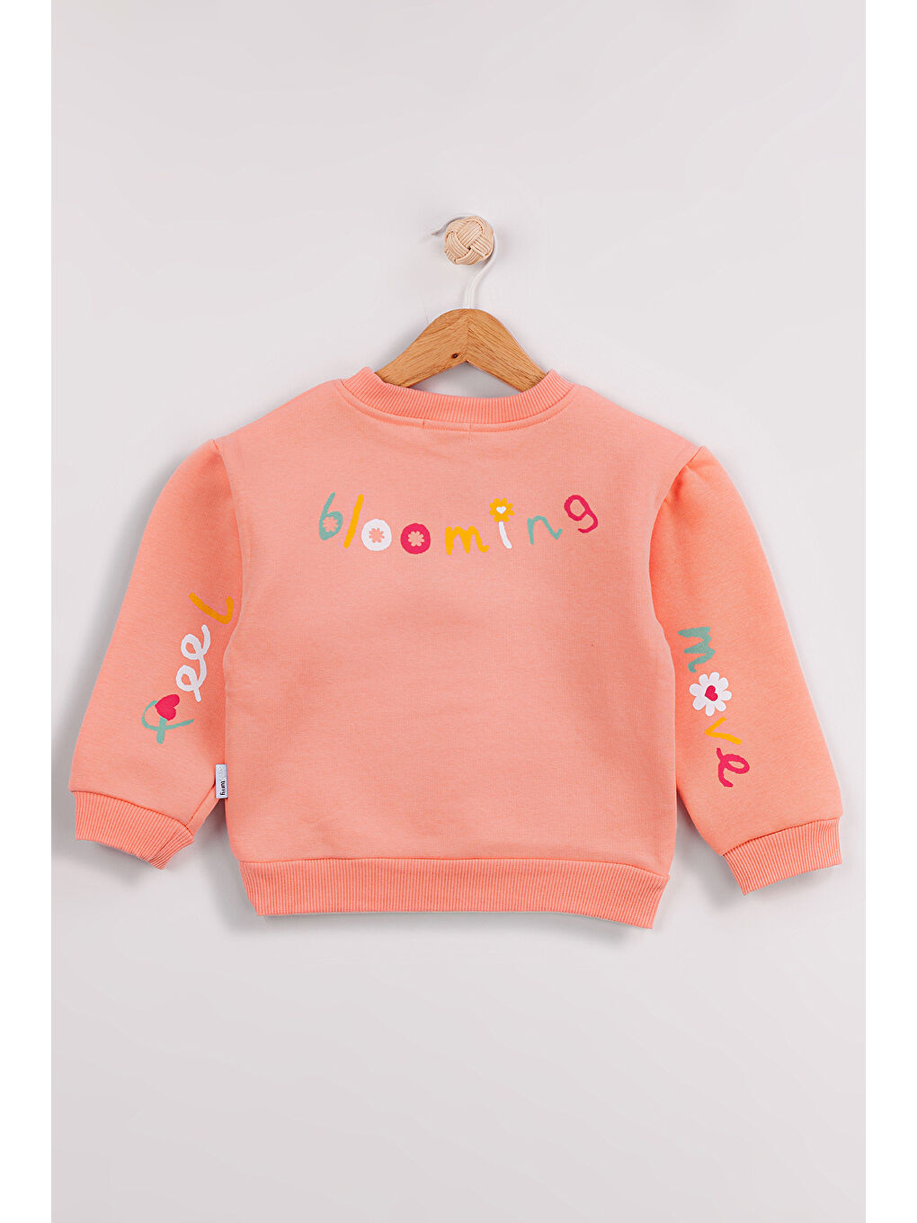 MİSSTUFFY Mor Kız Çocuk 2'li Paket Basic Sweatshirt - 6