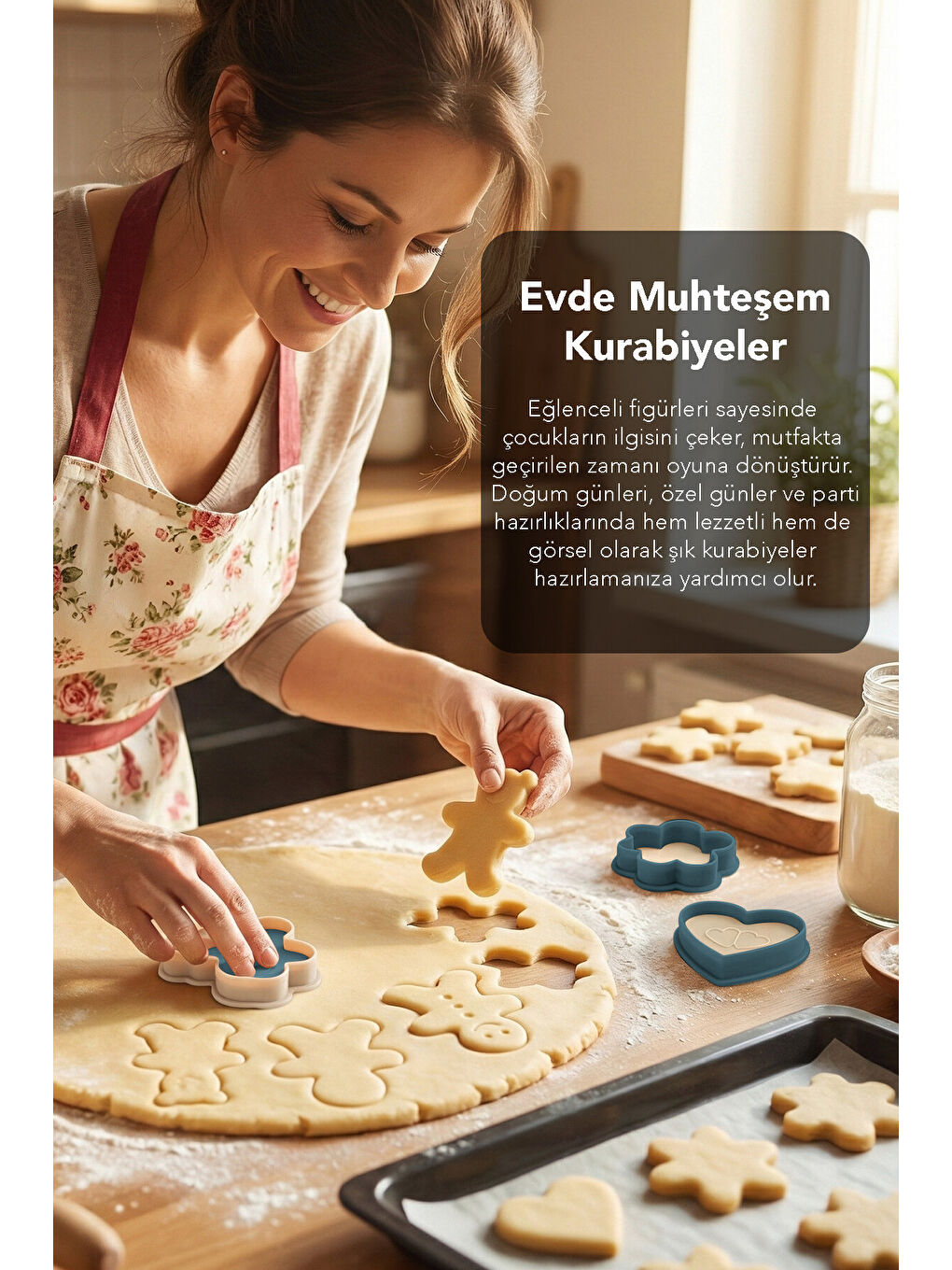 Karışık 4'lü Basmalı Kurabiye Kalıbı Seti-2