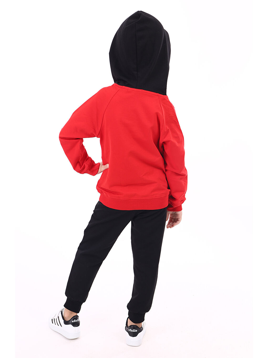 Kırmızı Erkek Çocuk Baskılı Eşofman Takım-1