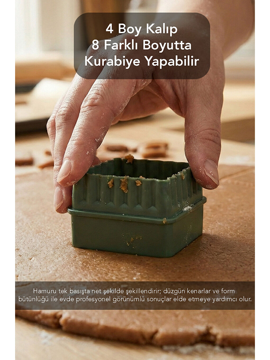 Karışık 4'lü Kare Kurabiye Kalıbı-3