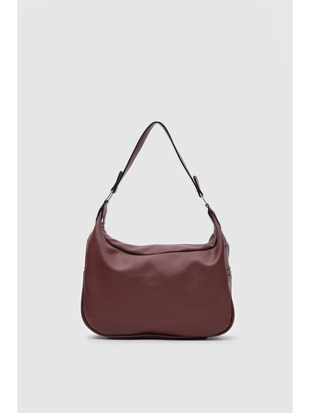 Bordo Este Omuz Çantası Fındık Kabuğu