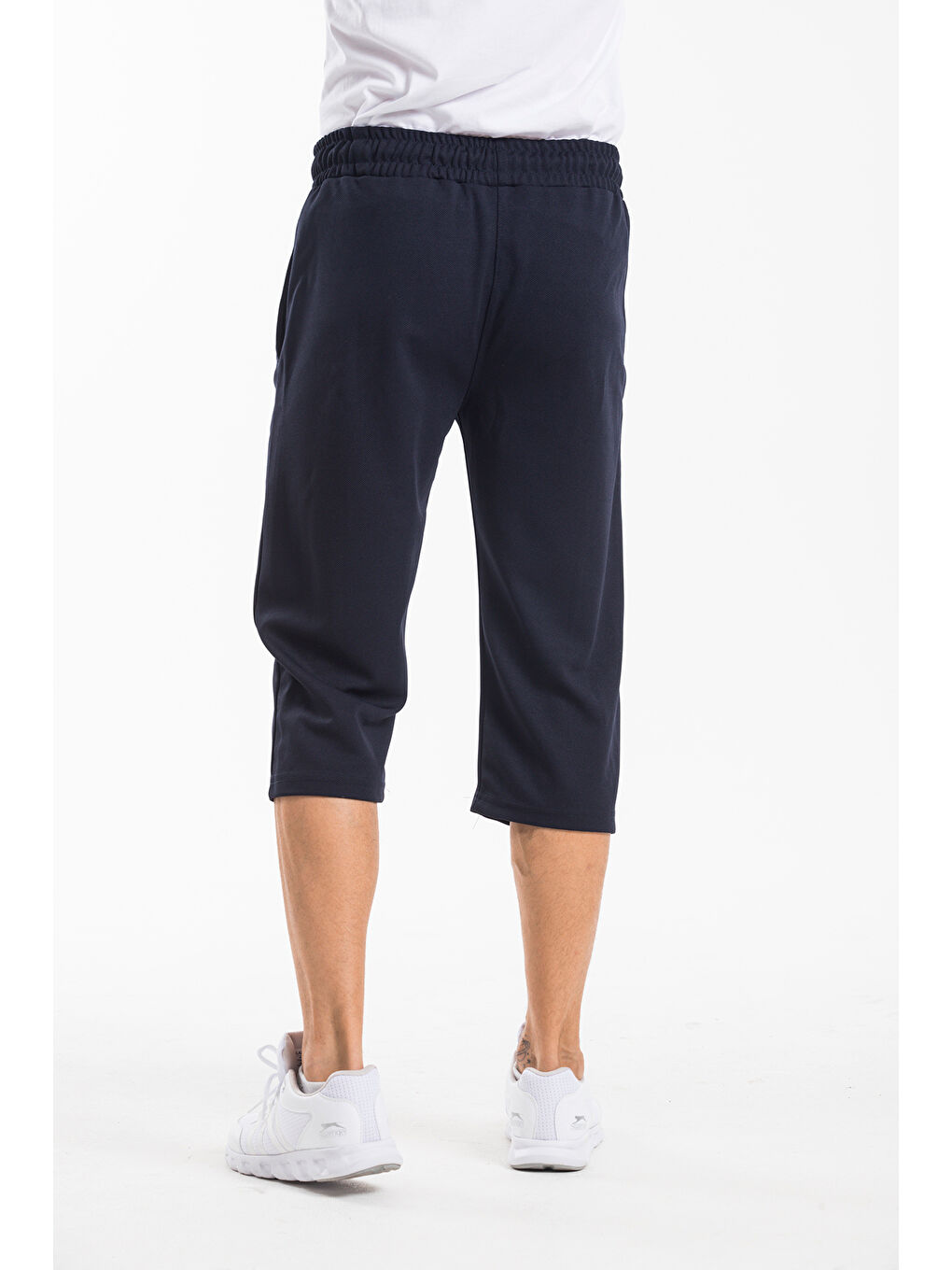 Lacivert Erkek New York Baskılı Uzun Şort SPR25SR081-1