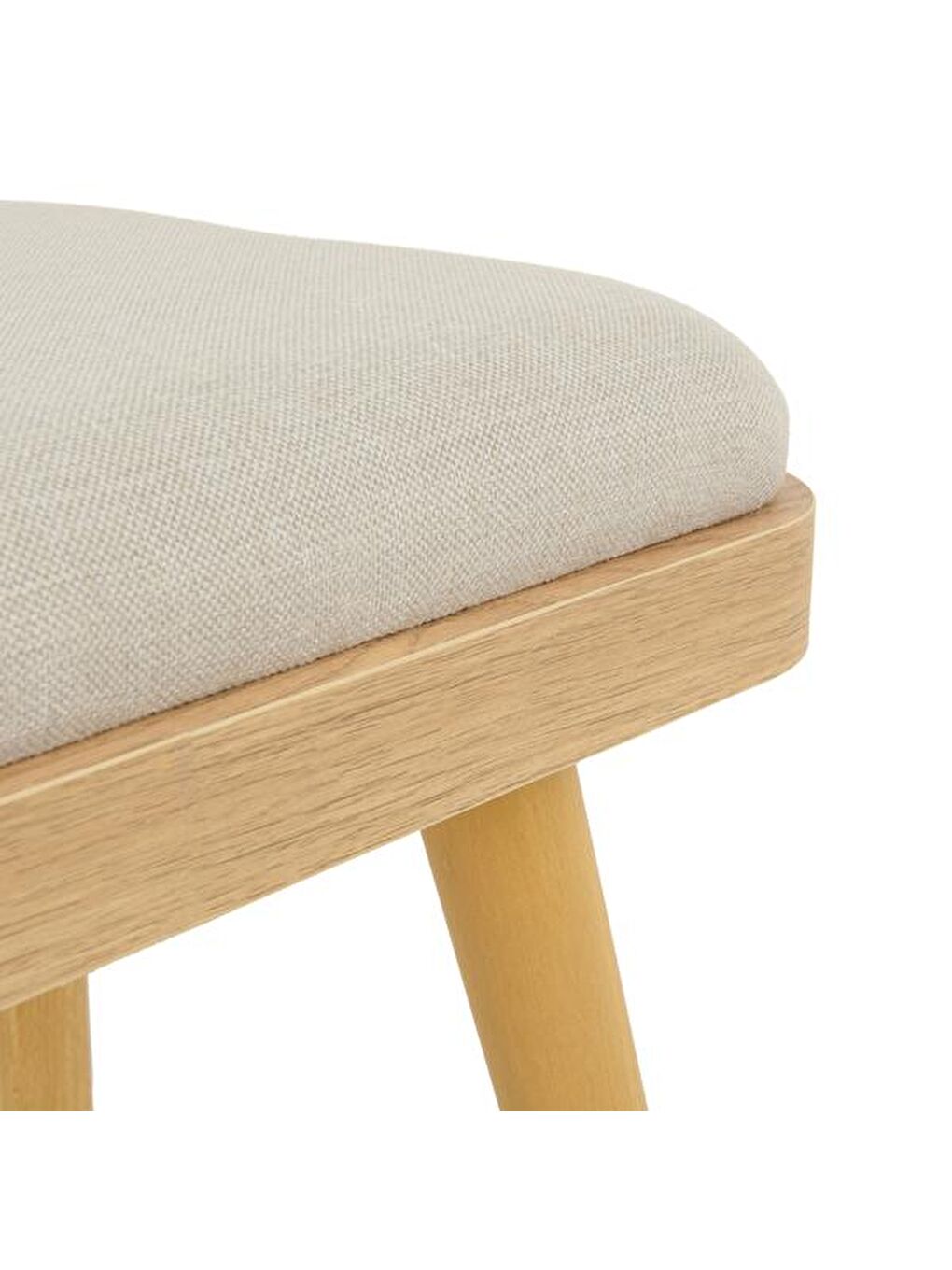 Kahverengi Bono Ortadan Açılır Masa Takımı - Karina Meşe / Krem - 110 cm-8