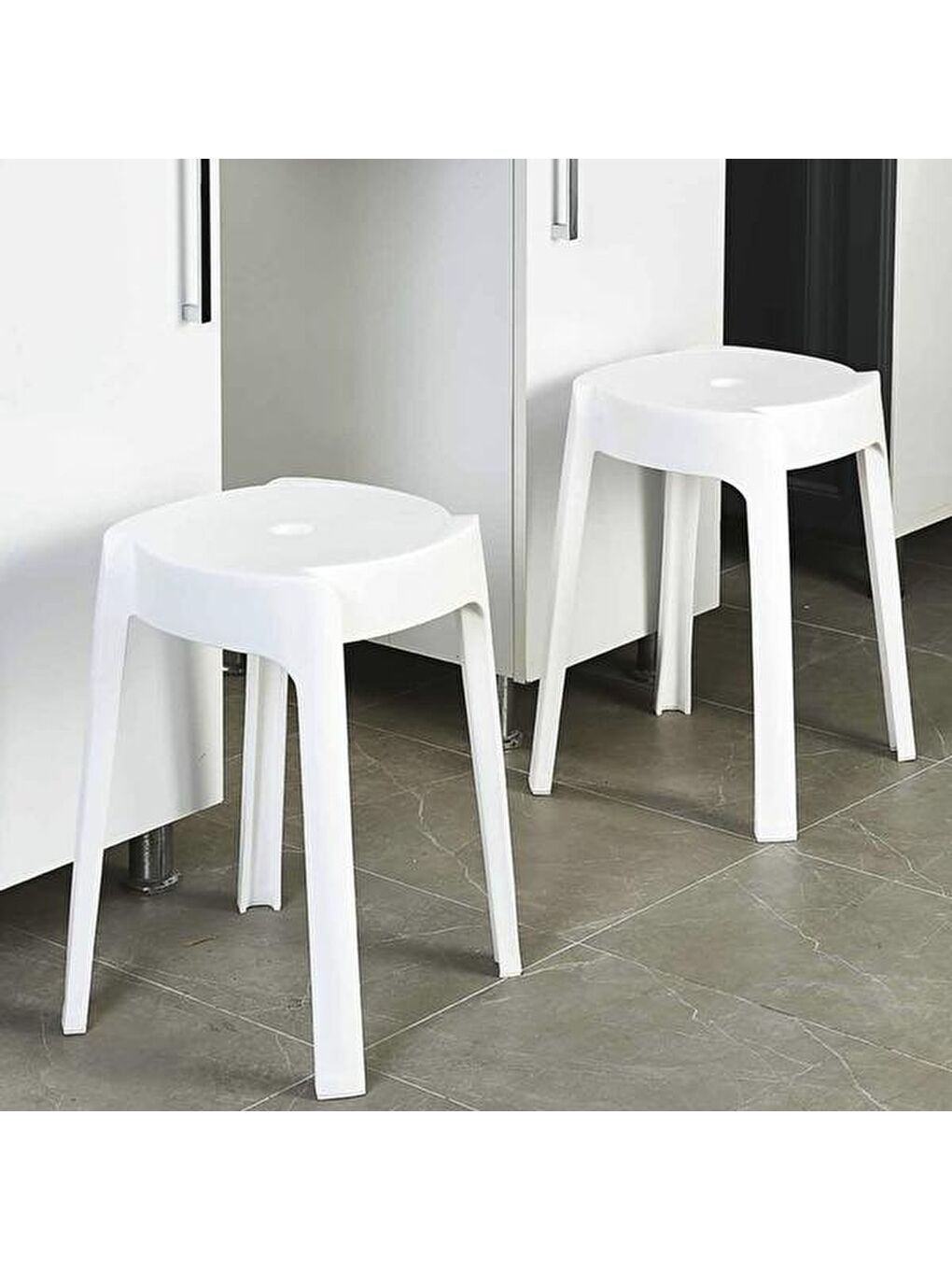 Solo Tabure - Beyaz-1