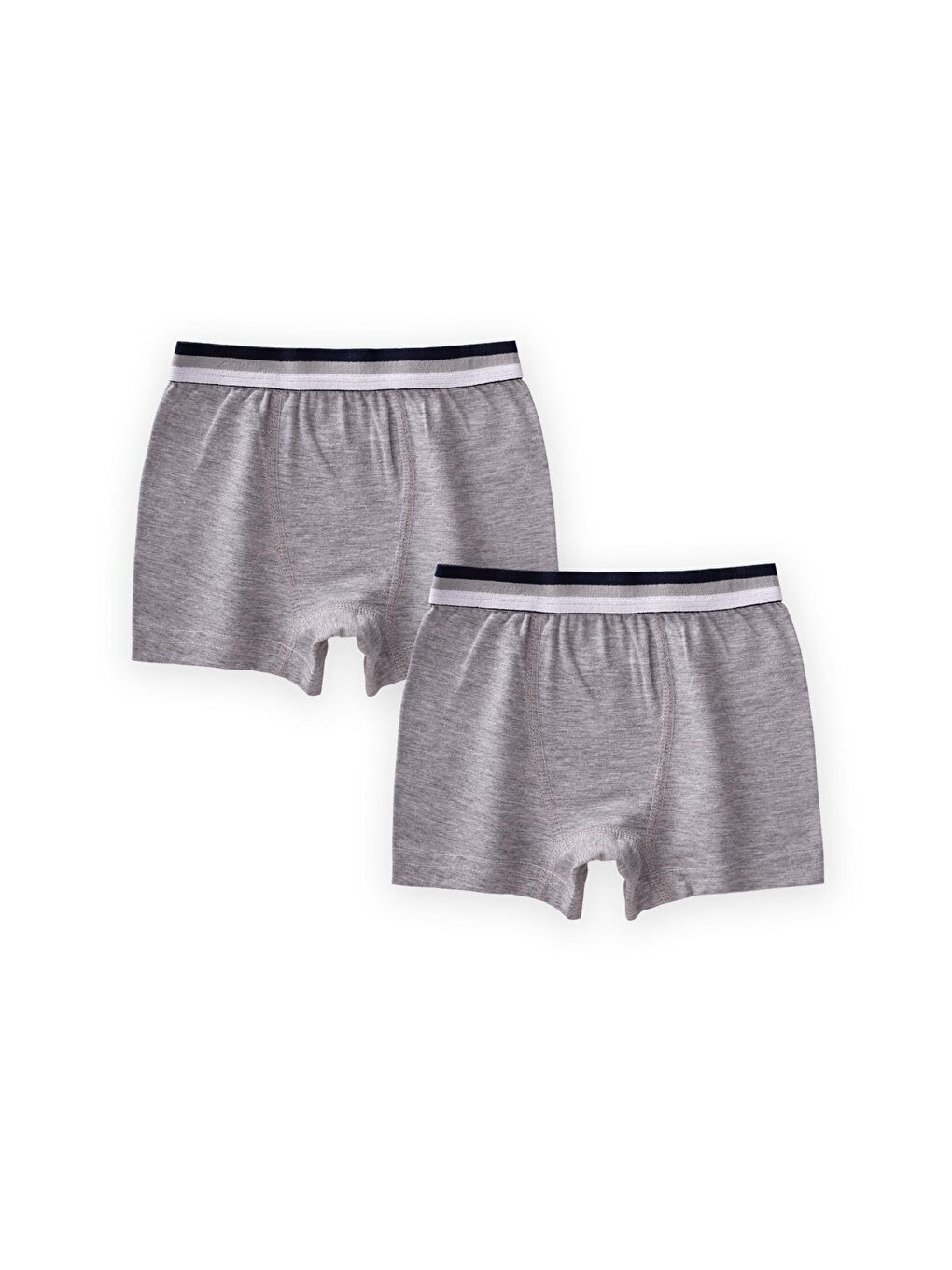 İkili Boxer 2-9 Yaş Gri