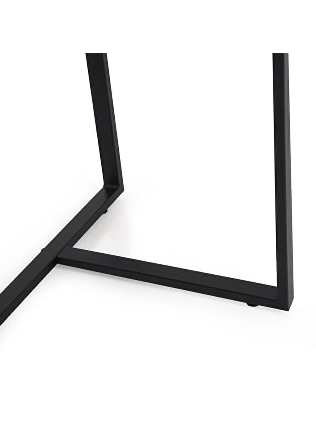 Kahverengi Lotus Metal Ayaklı Masa - Legnano-3