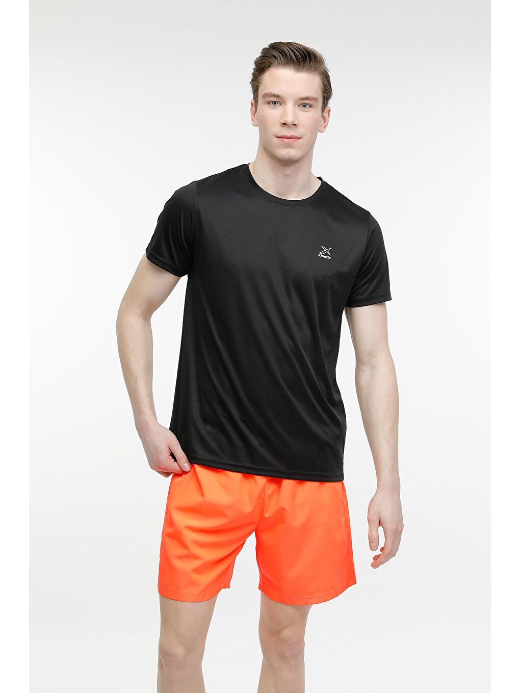 Pembe MB CARLO 19SN337 3FX NEON CORAL Erkek Deniz Şortu-4