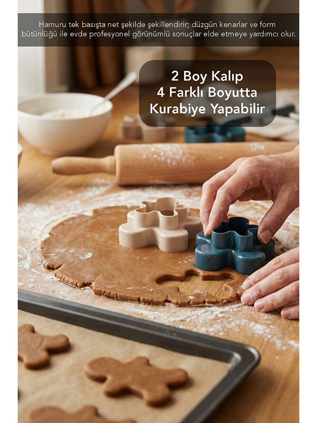 Karışık 2'li Gingerman Kurabiye Kalıbı-1