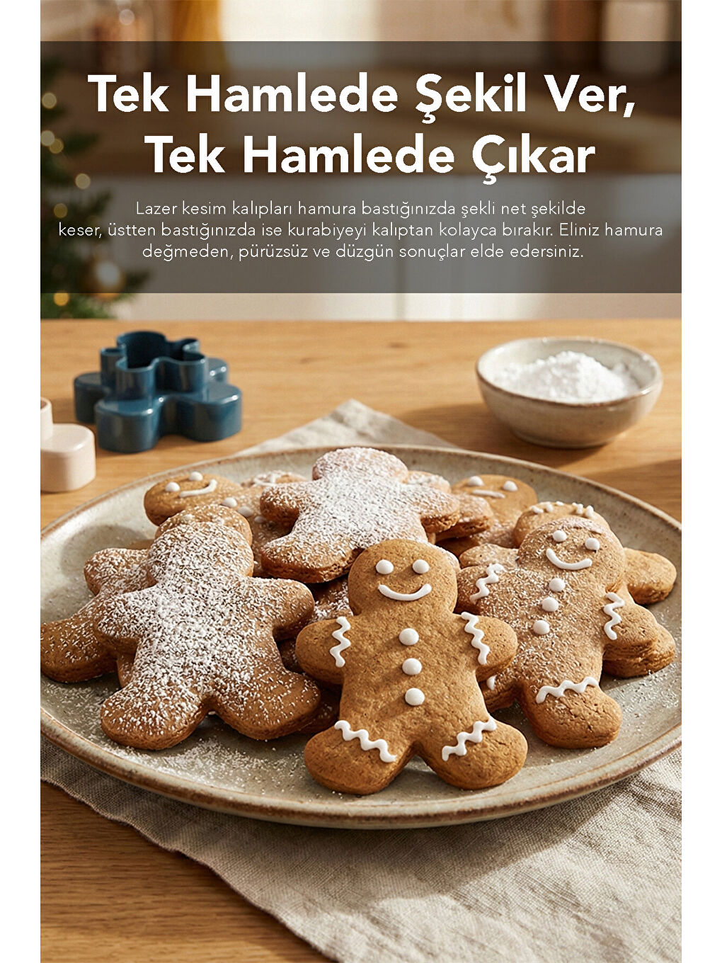 Karışık 2'li Gingerman Kurabiye Kalıbı-2