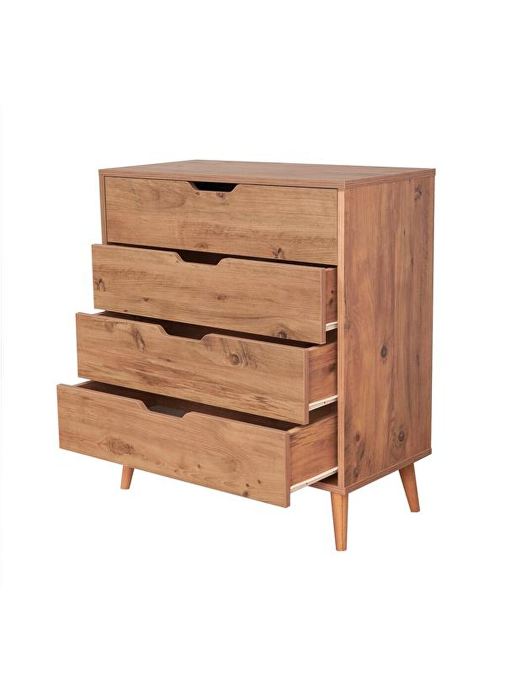 Kahverengi Rovigo Şifonyer - Atlantik Çam-4