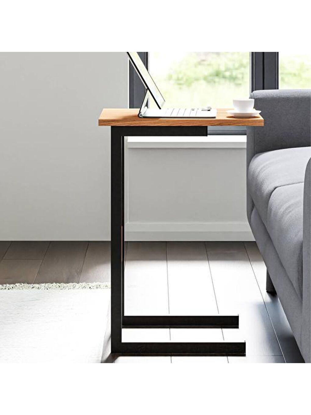 Lila C Sehpa - Ebru / Siyah - 67 cm-3