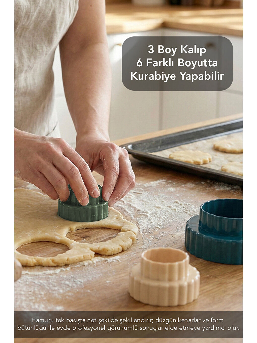 Karışık 3'lü Yuvarlak Kurabiye Kalıbı-2