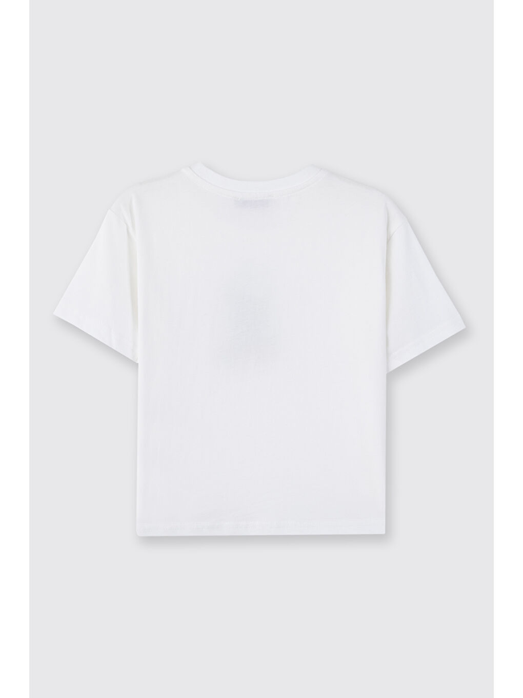 Erkek Bebek Baskılı Beyaz Tişört-2